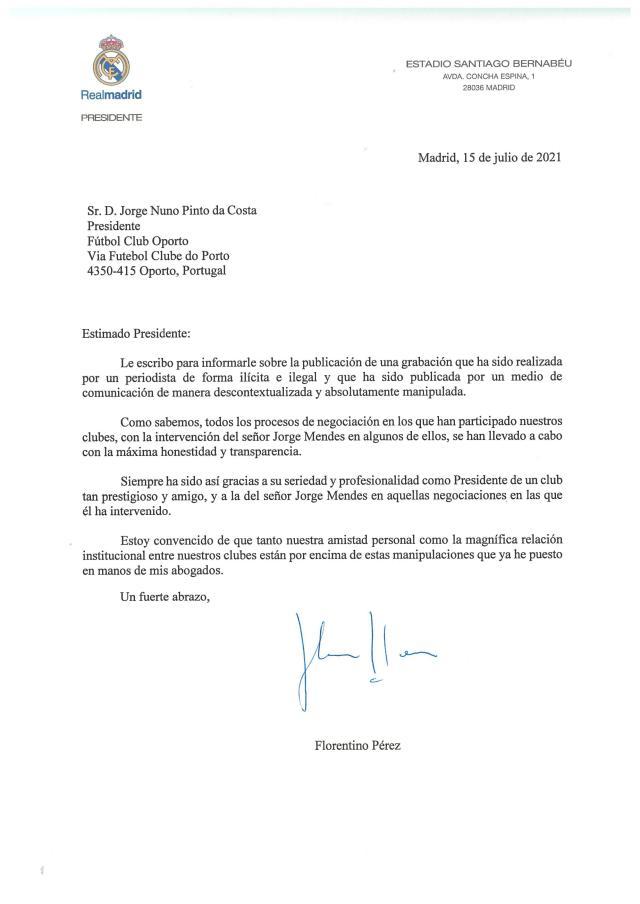 华体会体育官网-佛爷致函波尔图主席，解释没有抹黑波尔图和门德斯